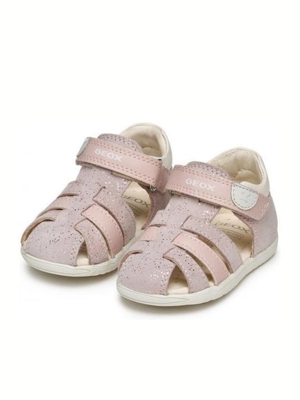 Βρεφικά Παπούτσια Geox Macchia για Κορίτσια Pink Sparkles (Μεγέθη 19-26)