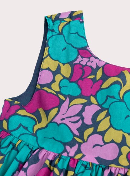 Παιδικό Φόρεμα για Κορίτσια Metallic Floral - 2 σε 1