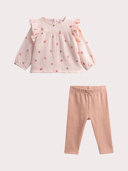 Βρεφικό Σετ για Κορίτσια Breezy Peach