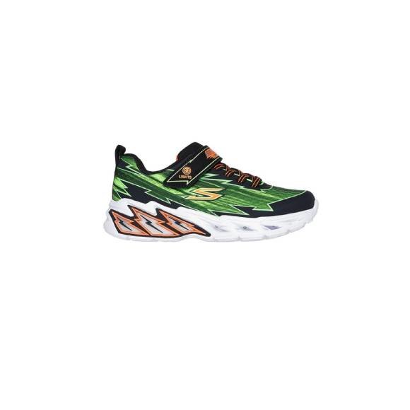 SKECHERS Παιδικά Παπούτσια Skechers Skechers Light Storm για Αγόρια Green (Μεγέθη 27-35) - ΜΑΥΡΟ