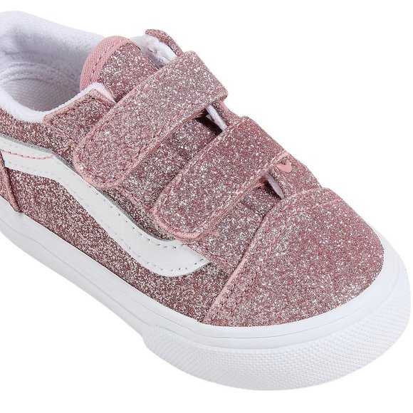 Βρεφικά Παπούτσια Vans Old Skool για Κορίτσια Pink Glitter (Μεγέθη 20-26)