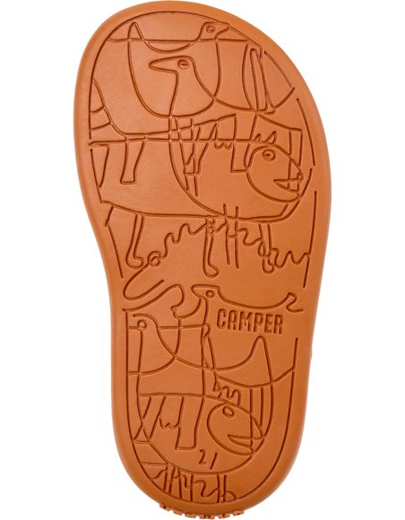 Βρεφικά Σανδάλια Camper Twins για Κορίτσια Red Bows (Μεγέθη 21-26)