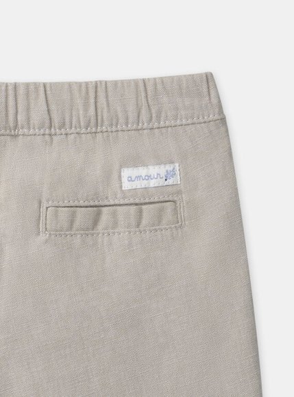 Βρεφική Βερμούδα για Αγόρια Beige Amour