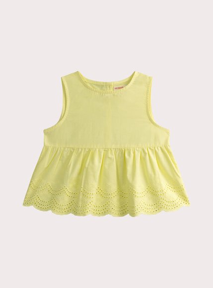 Παιδική Μπλούζα για Κορίτσια Yellow Embroidery