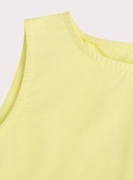 Παιδική Μπλούζα για Κορίτσια Yellow Embroidery
