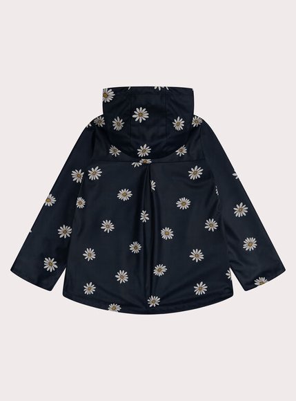 Παιδικό Αδιάβροχο Μπουφάν για Κορίτσια Dark Navy Daisies