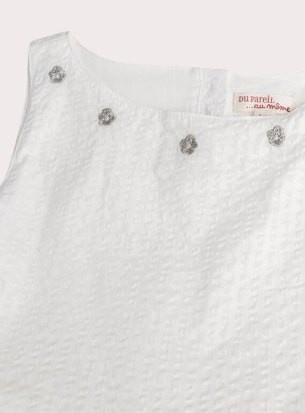 Παιδικό Φόρεμα για Κορίτσια Silver White