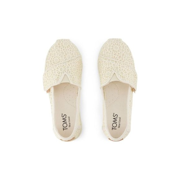 Παιδικά Παπούτσια Toms Moroccan Crochet για Κορίτσια Beige (Μεγέθη 30-35,5)