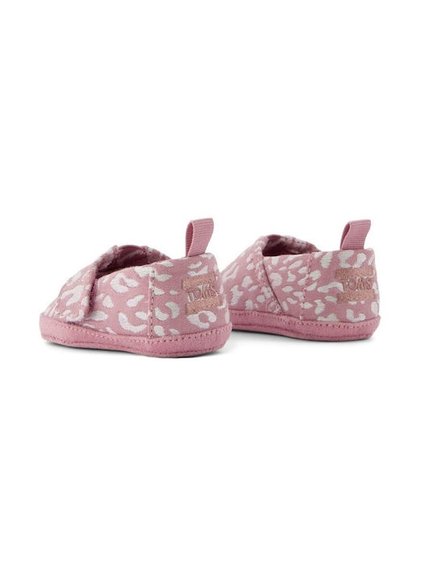 Βρεφικά Παπούτσια Αγκαλιάς Toms για Κορίτσια Pink Leopard (Μεγέθη 17,5-19,5)