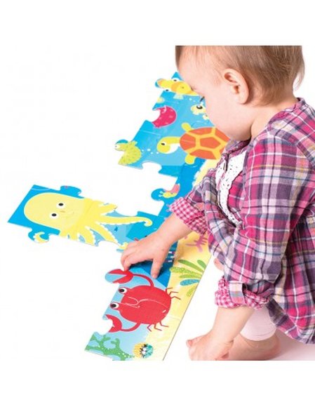 Παιδικό Παζλ Banana Panda Looong Puzzle Ocean 2+ - ΠΟΛΥΧΡΩΜΟ φωτογραφία