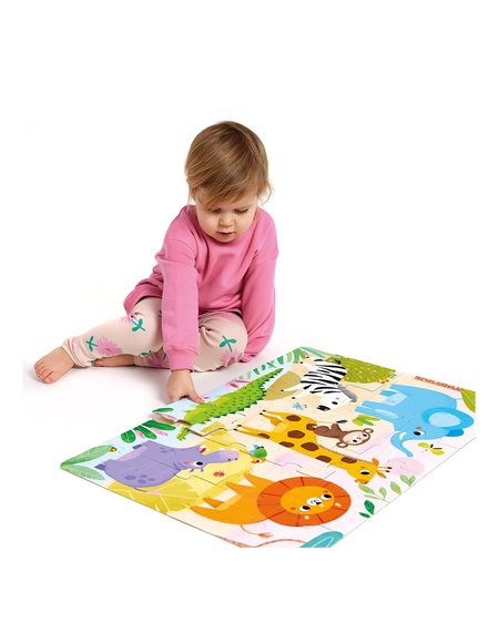 Παιδικό Παζλ Banana Panda Wild Jumbo Puzzle Safari 2+ - ΠΟΛΥΧΡΩΜΟ φωτογραφία