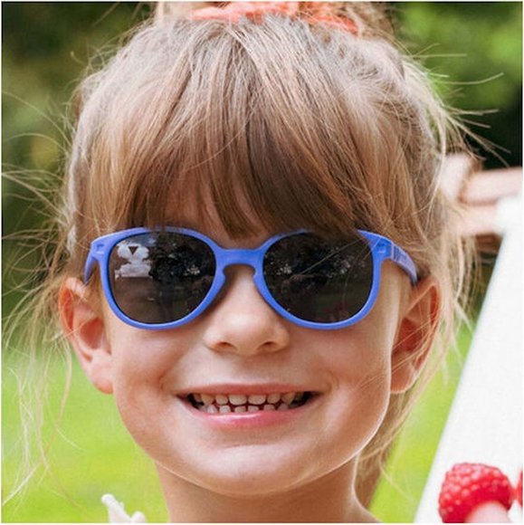 KiETLA Wazz Βρεφικά Γυαλιά Ηλίου Wayfarer Intense Blue 1-2 ετών