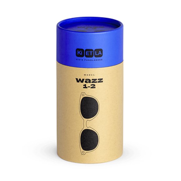 KiETLA Wazz Βρεφικά Γυαλιά Ηλίου Wayfarer Intense Blue 1-2 ετών
