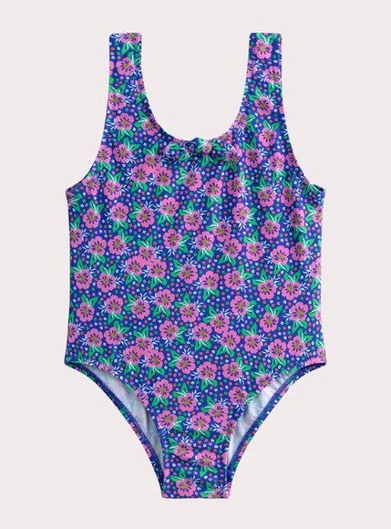 Παιδικό Ολόσωμο Μαγιό για Κορίτσια Blue Floral