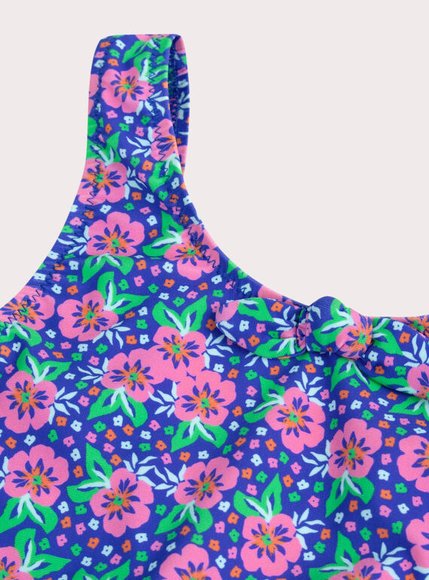 Παιδικό Ολόσωμο Μαγιό για Κορίτσια Blue Floral