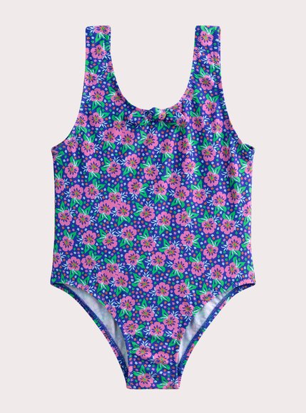 Παιδικό Ολόσωμο Μαγιό για Κορίτσια Blue Floral