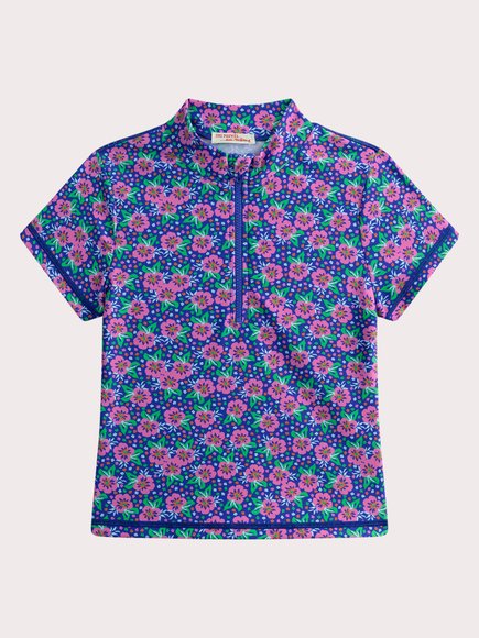 Παιδική Αντιηλιακή Μπλούζα για Κορίτσια Blue Floral