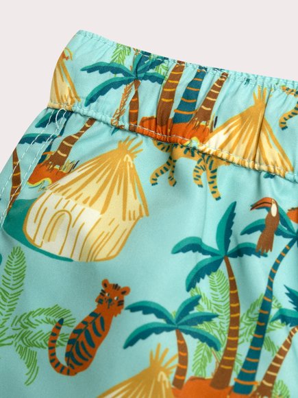 Βρεφικό Μαγιό για Αγόρια Tropical Turquoise - ΜΠΛΕ φωτογραφία