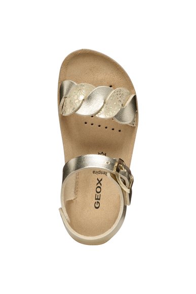 Παιδικά Σανδάλια Geox Costarei για Κορίτσια Platinum (Μεγέθη 25-38)