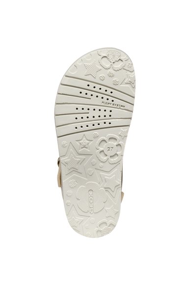 Παιδικά Σανδάλια Geox Costarei για Κορίτσια Platinum (Μεγέθη 25-38)