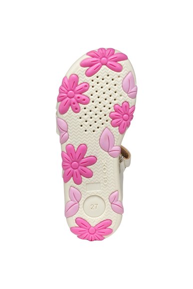 Παιδικά Σανδάλια Geox Haiti για Κορίτσια Beige Minnie (Μεγέθη 25-35)