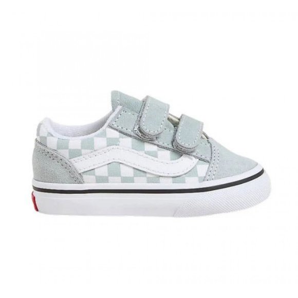 Βρεφικά Παπούτσια Vans Old Skool για Αγόρια Grey Checkerboard (Μεγέθη 20-26)