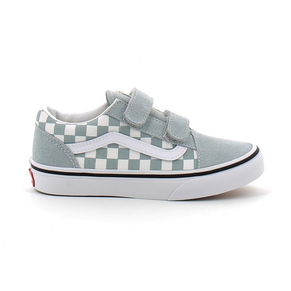 Παιδικά Παπούτσια Vans Old Skool για Αγόρια Grey Checkerboard (Μεγέθη 27-34)