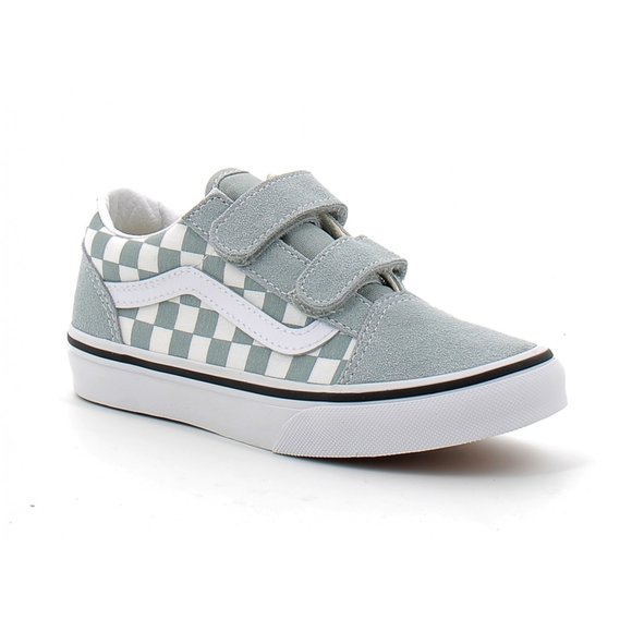 Παιδικά Παπούτσια Vans Old Skool για Αγόρια Grey Checkerboard (Μεγέθη 27-34)