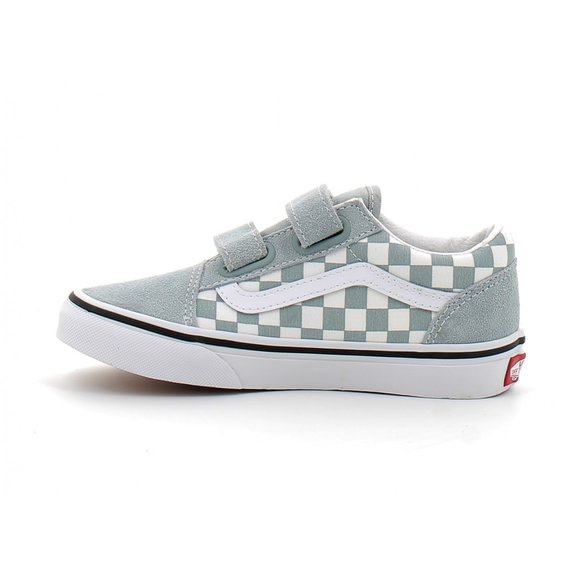 Παιδικά Παπούτσια Vans Old Skool για Αγόρια Grey Checkerboard (Μεγέθη 27-34)