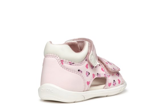 Βρεφικά Παπούτσια Geox Sandal Zapito για Κορίτσια Pink Ladybugs (Μεγέθη 20-26) - ΡΟΖ φωτογραφία