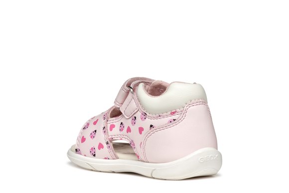 Βρεφικά Παπούτσια Geox Sandal Zapito για Κορίτσια Pink Ladybugs (Μεγέθη 20-26) - ΡΟΖ φωτογραφία