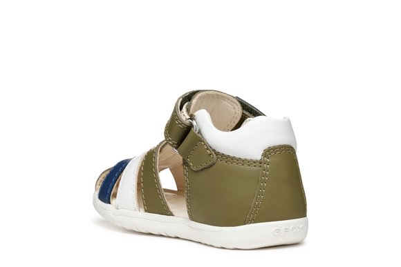 Βρεφικά Παπούτσια Geox Macchia για Αγόρια Green/White (Μεγέθη 20-26)
