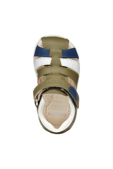 Βρεφικά Παπούτσια Geox Macchia για Αγόρια Green/White (Μεγέθη 20-26)