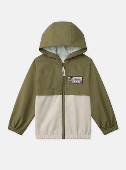 Παιδικό Αντιανεμικό Μπουφάν για Αγόρια Chaki Beige