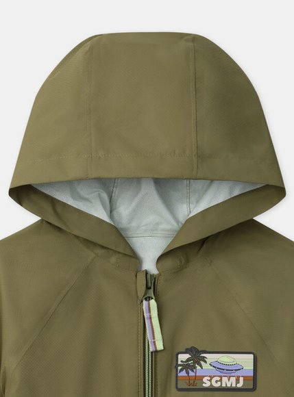 Παιδικό Αντιανεμικό Μπουφάν για Αγόρια Chaki Beige