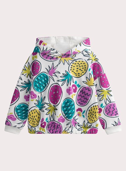 Παιδικό Φούτερ για Κορίτσια Pineapple Art