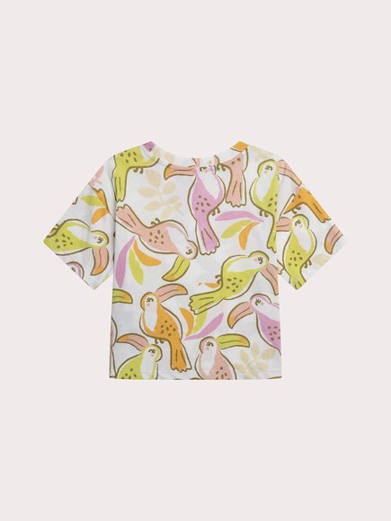 Παιδική Μπλούζα για Κορίτσια Multi Toucan