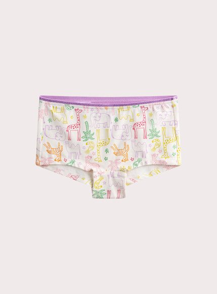 Σετ Παιδικά Εσώρουχα για Κορίτσια Yellow/Purple Giraffes 5 τμχ