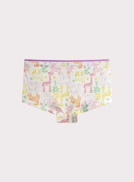 Σετ Παιδικά Εσώρουχα για Κορίτσια Yellow/Purple Giraffes 5 τμχ