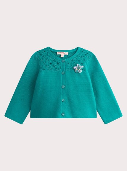Βρεφική Ζακέτα για Κορίτσια Fancy Turquoise