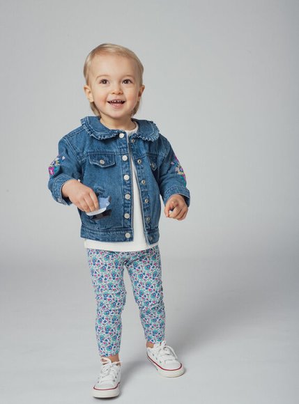Βρεφικό Μπουφάν για Κορίτσια Cute Denim