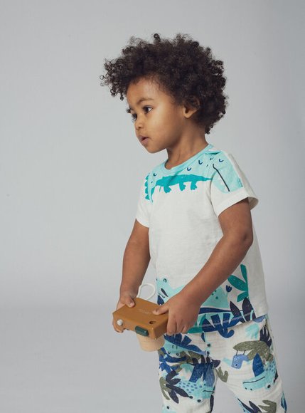 Βρεφική Μπλούζα για Αγόρια Croco Hippo