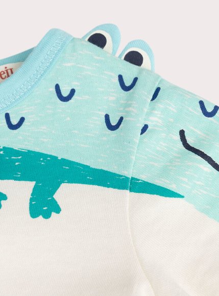 Βρεφική Μπλούζα για Αγόρια Croco Hippo