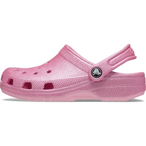 Παιδικά Σαμπό Crocs Classic Clog για Κορίτσια Pink Tweed Glitter (Μεγέθη 28-34)