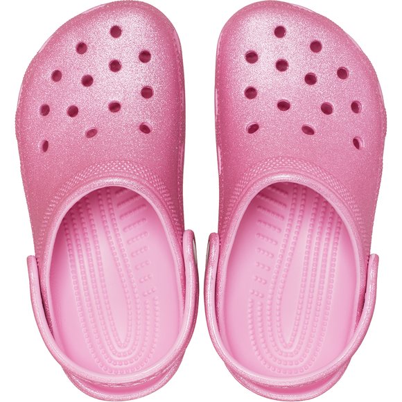 Παιδικά Σαμπό Crocs Classic Clog για Κορίτσια Pink Tweed Glitter (Μεγέθη 28-34)