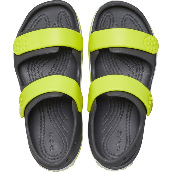 Βρεφικά Σανδάλια Crocs Cruiser για Αγόρια Grey/Green (Μεγέθη 19-28)