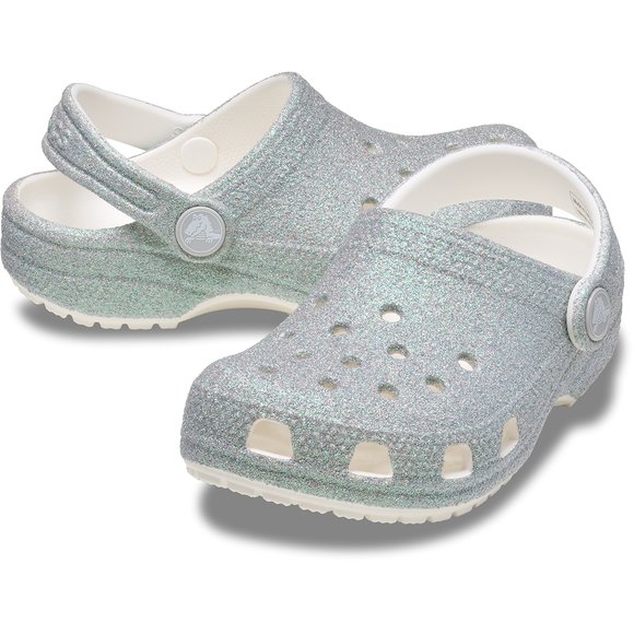 Βρεφικά Σαμπό Crocs Classic Clog για Κορίτσια Iridescent Glitter (Μεγέθη 19-28)