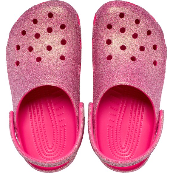 Παιδικά Σαμπό Crocs Classic Clog για Κορίτσια Pink Iridescent Glitter (Μεγέθη 28-33)