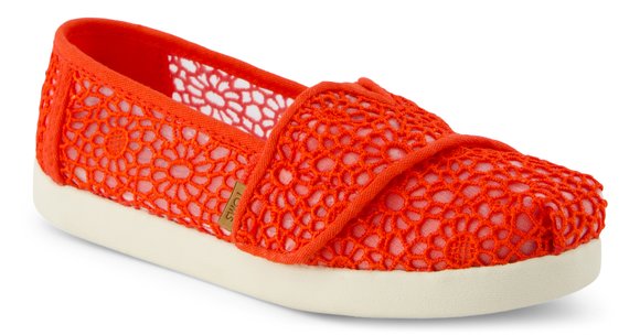 Παιδικές Εσπαντρίγιες Toms για Κορίτσια Flame Moroccan Crochet (Μεγέθη 30-35,5)