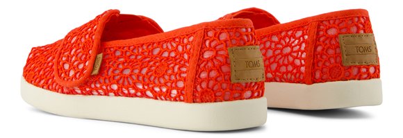 Παιδικές Εσπαντρίγιες Toms για Κορίτσια Flame Moroccan Crochet (Μεγέθη 30-35,5)